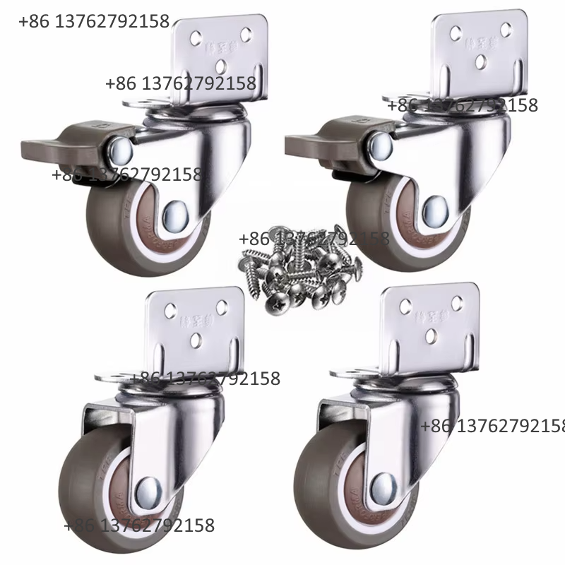 Furniture And Hardware - 4 قطع عجلات دوارة هادئة من
