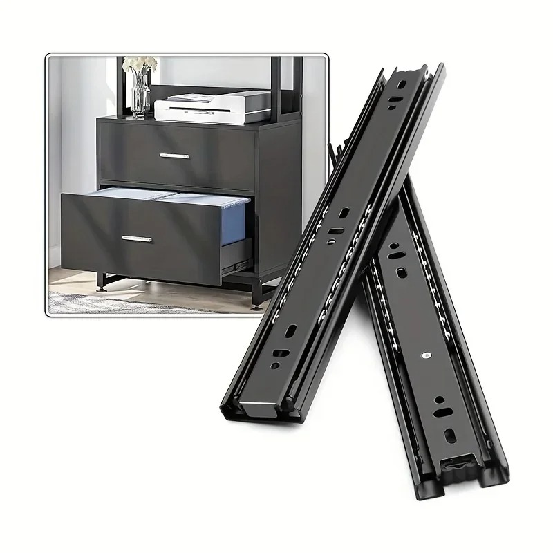 Drawer Slide Pair - شرائح درج خزانة الملابس الصامتة المصنوعة