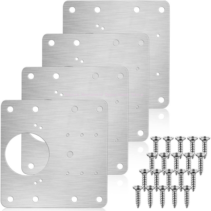 Furniture Hardware Fixing Screws - 2/10 مجموعات من ألواح إصلاح المفصلات،
