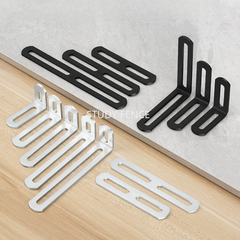 Furniture Hardware Fixing Screws - 10 قطع من موصلات الزوايا المعدنية