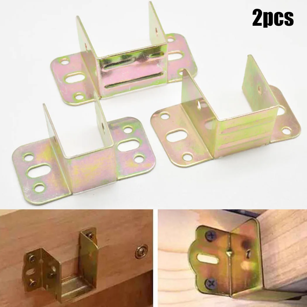 Furniture Hook Hardware - 2 قطعة U على شكل سرير