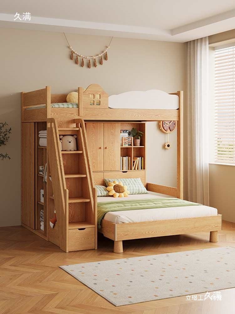 Furniture Hardware Lowes - سرير علوي وسفلي من الخشب الصلب