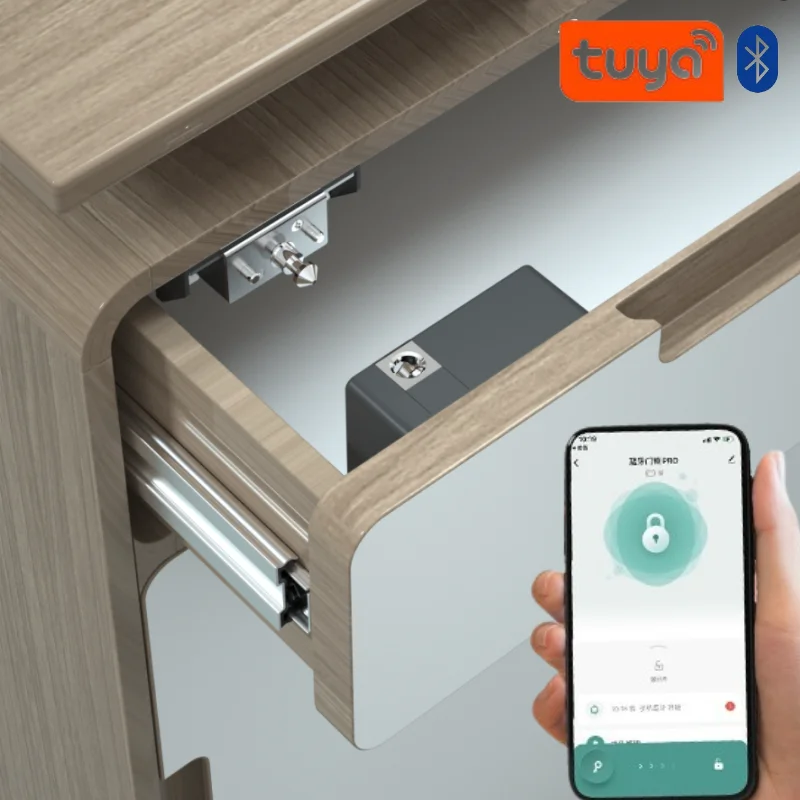 Furniture Home Hardware - Tuya قفل باب الخزانة الذكي بدون