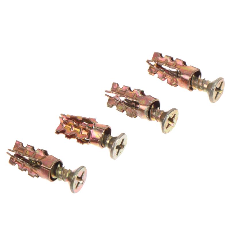 Furniture Hardware Fixing Screws - # 30/50/100 قطعة براغي تمدد قصيرة