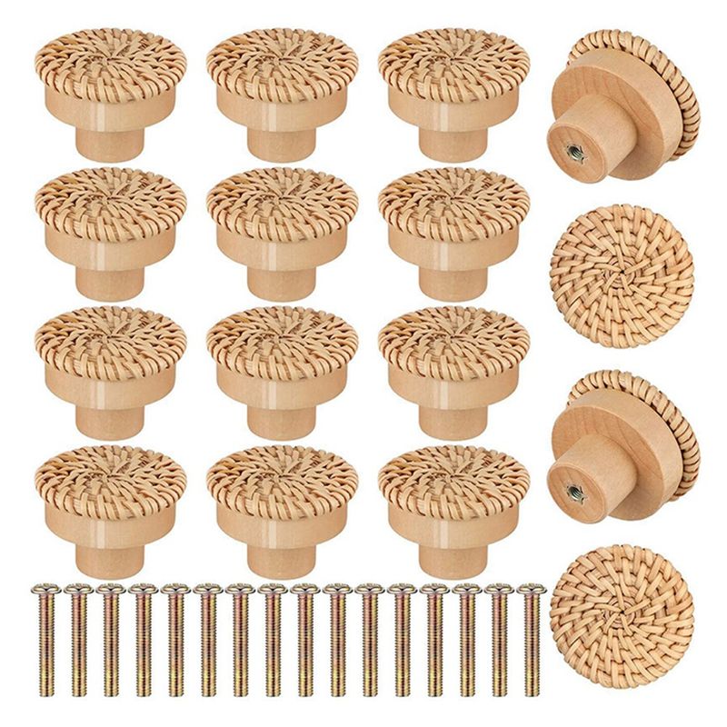 مقابض خشبية من خشب الزان والرو - مراجعة Furniture Hardware Paint وسعره