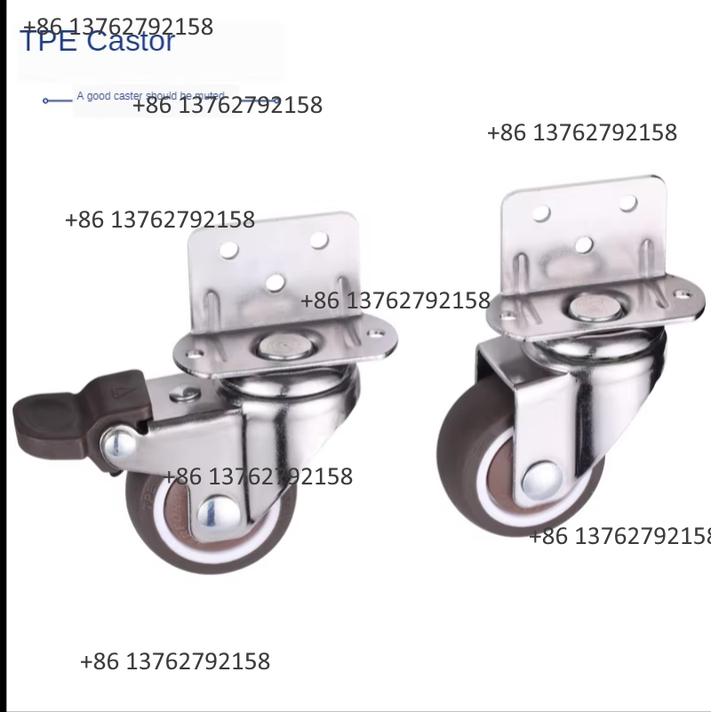 4 قطع عجلات دوارة هادئة من الم - مراجعة Furniture And Hardware وسعره