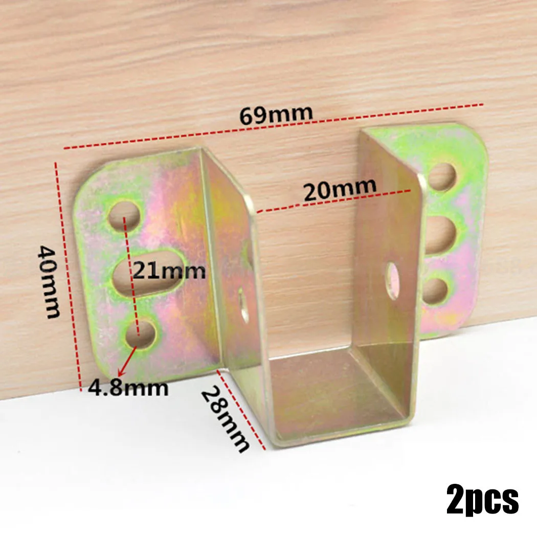 2 قطعة U على شكل سرير معدني قو - مراجعة Furniture Hook Hardware وسعره