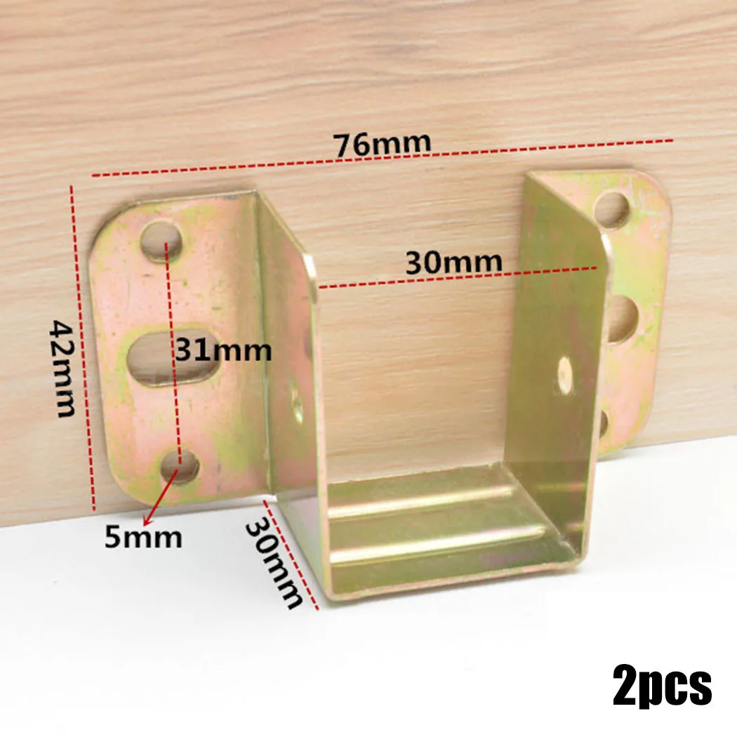 2 قطعة U على شكل سرير معدني قو - مراجعة Furniture Hook Hardware وسعره