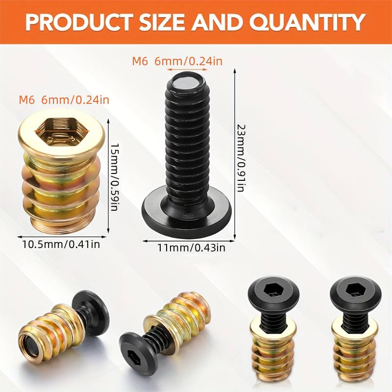 طقم أدوات تثبيت المسامير والصو - مراجعة Furniture Hardware Nut وسعره