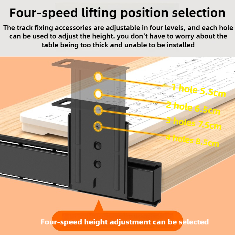 درج لوحة مفاتيح قابل للسحب تحت - مراجعة Drawer Slide Pair وسعره