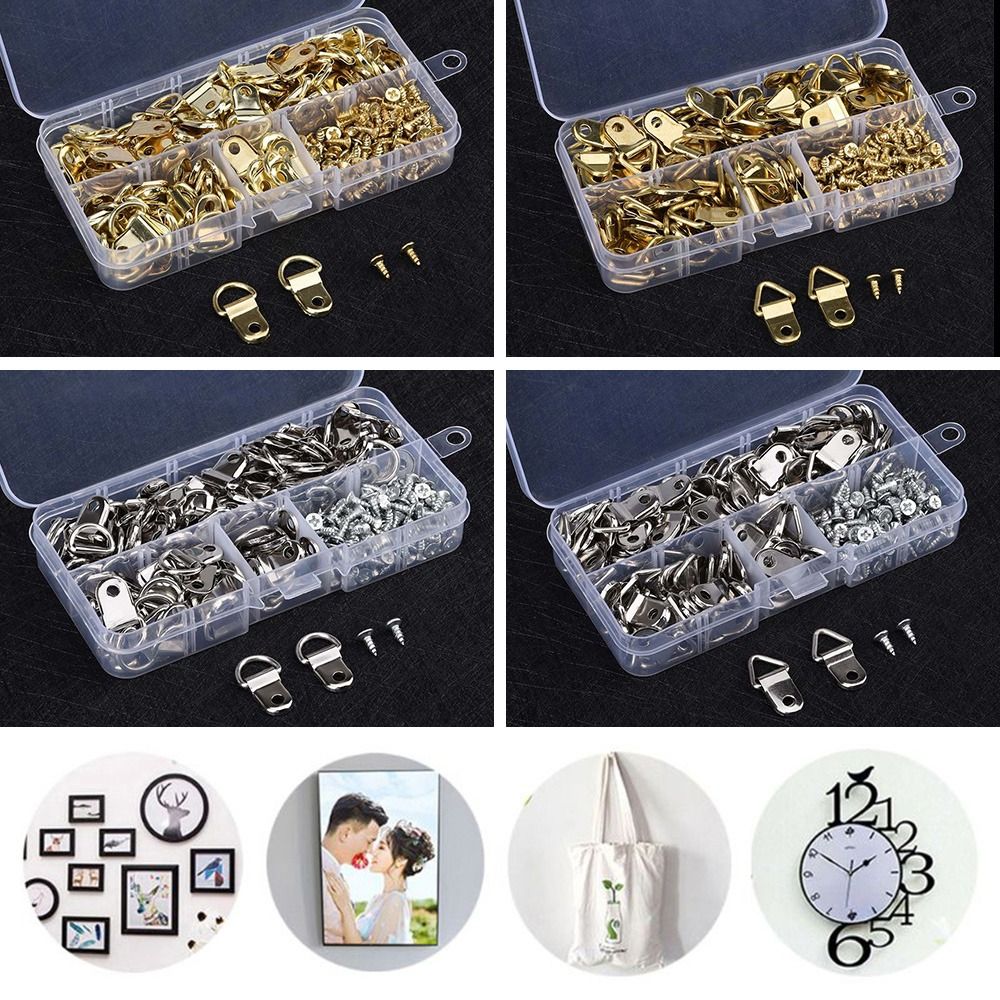 شماعات D-Ring بفتحة مزدوجة ذهب - مراجعة Furniture Hook Hardware وسعره