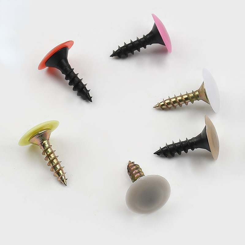 100/500/1000 قطعة غطاء بلاستيك - مراجعة Furniture Hardware Nut وسعره