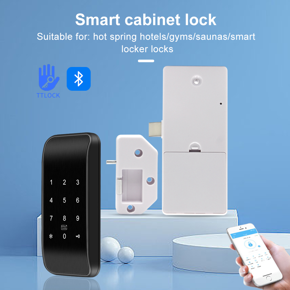 TTLOCK 13.56Mhz بصمة قفل للدرج - مراجعة Furniture Home Hardware وسعره