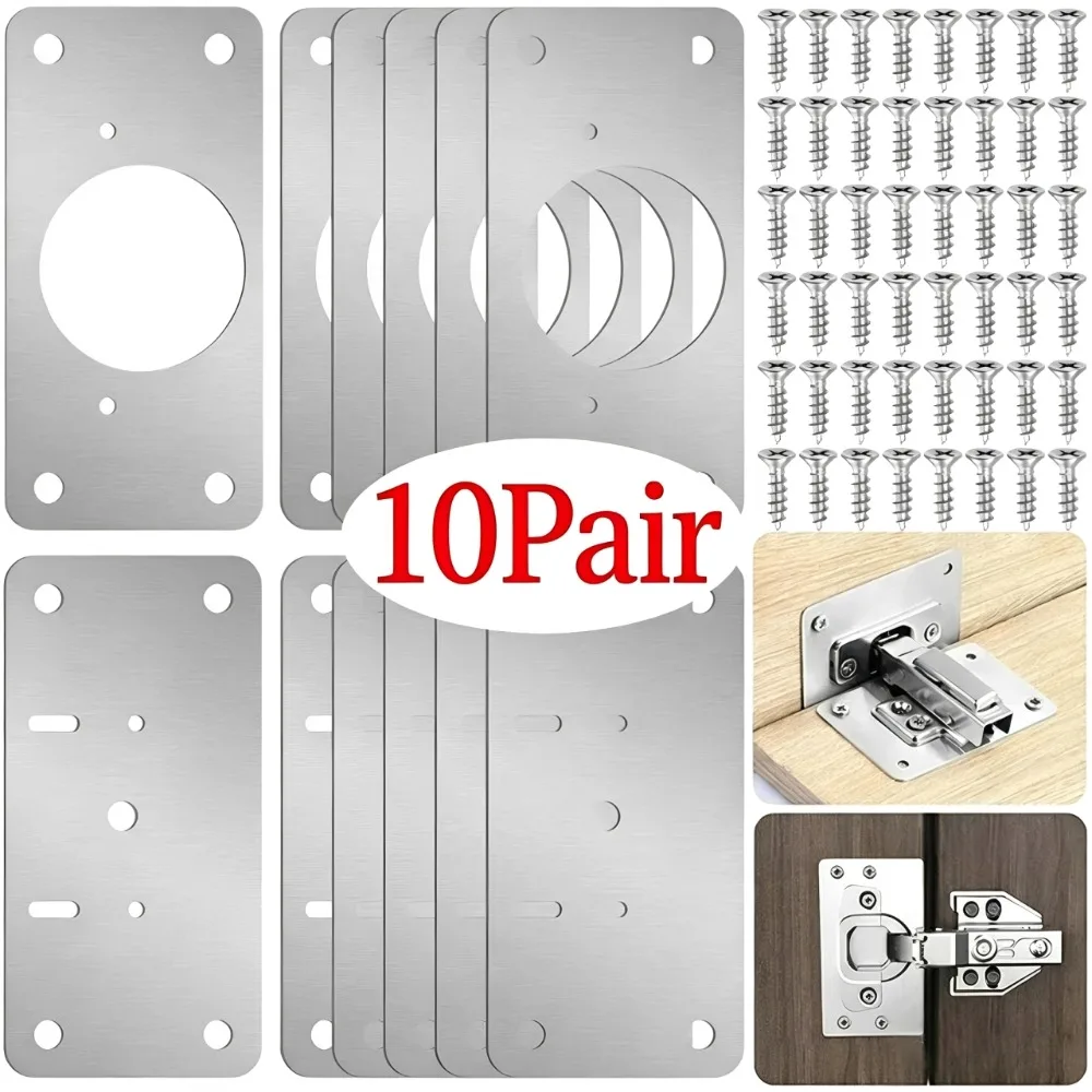 10/1 زوج من ألواح إصلاح المفصل - مراجعة Furniture Hardware Fixing Screws وسعره