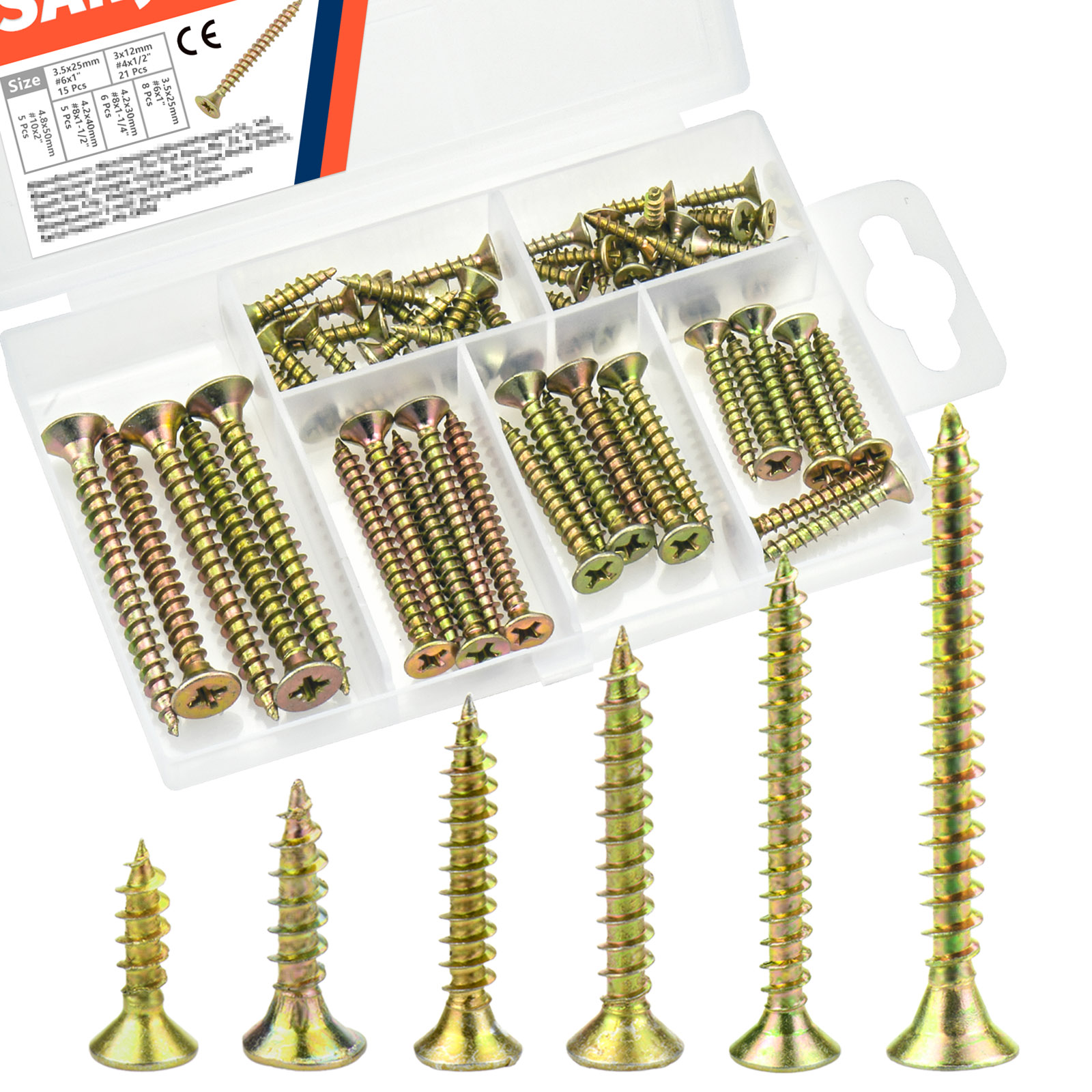 مجموعة براغي خشبية عالية الصلا - مراجعة Furniture Hardware Fixing Screws وسعره