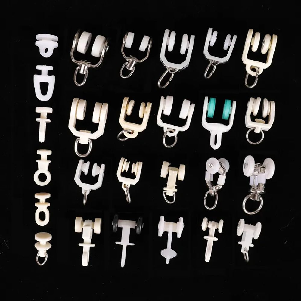 10 قطع من بكرات الستائر المستق - مراجعة Furniture Hook Hardware وسعره