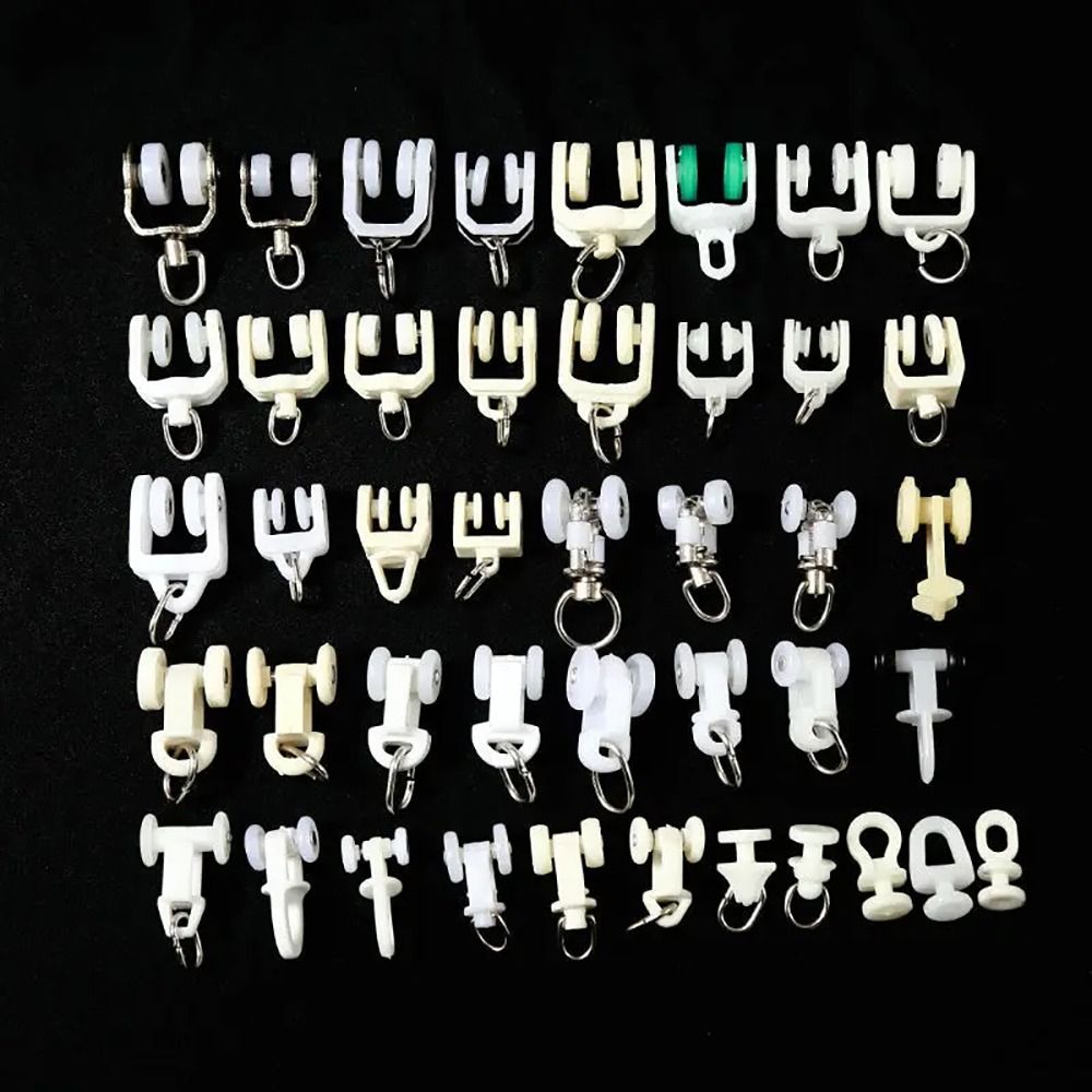 10 قطع من بكرات الستائر المستق - مراجعة Furniture Hook Hardware وسعره